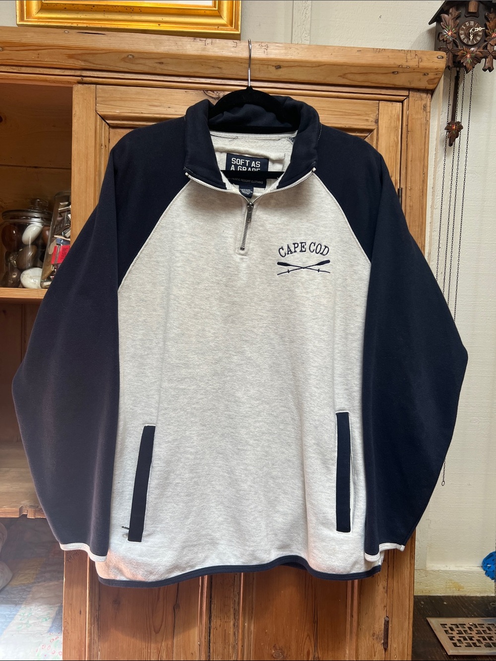 Soft As A Grape Cape Cod Quarter-Zip Pullover